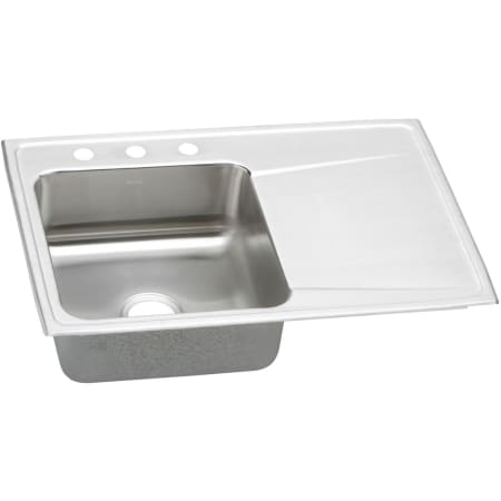 Elkay Gourmet 33" Single Basin Drop In Stainless Steel Kitchen Sink 1 Faucet Hole
