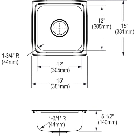 Elkay-LFRAD15155-Specification Image
