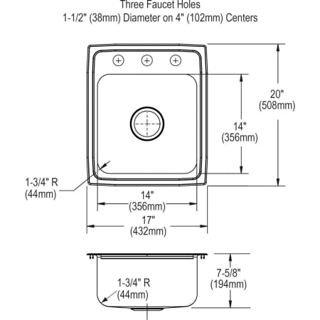 Elkay-LH1720C-Specification Image