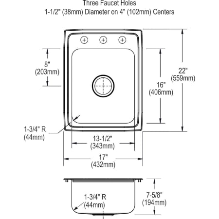 Elkay-LH1722C-U-Channel Infographic