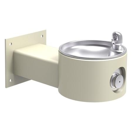 Elkay Outdoor Wall Mounted Single Drinking Fountain with Vandal Resistant Bubbler Beige