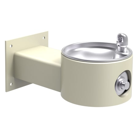 Elkay 14" Outdoor Wall Mounted Single Drinking Station with Freeze Protection - Vandal Resistant Bubbler Beige