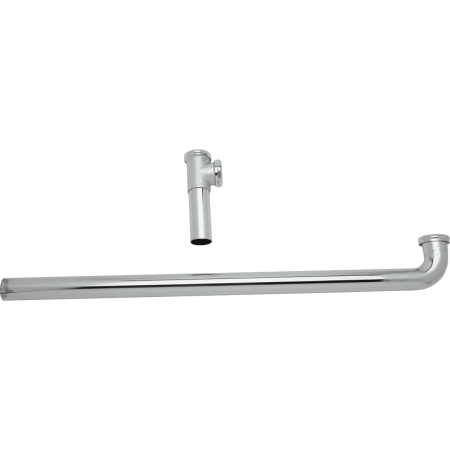 Elkay 1-1/2" Diameter Brass Tubing and Tailpiece with End Outlet Chrome