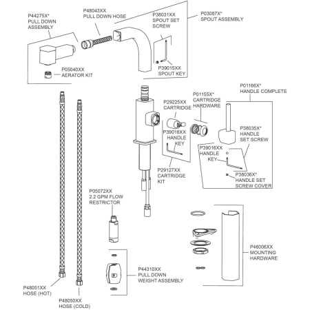 Elkay-LKAV3042-Exploded Parts View