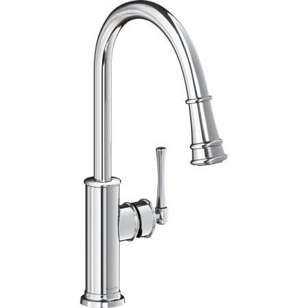 Elkay Explore 1.5 GPM Single Hole Pull Down Kitchen Faucet Chrome