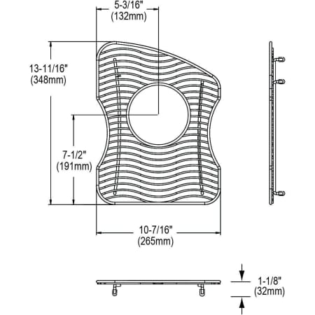 Elkay-LKWEOBG1215-Line Drawing