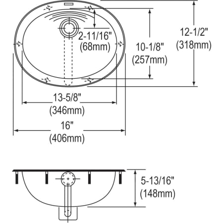 Elkay-LLVR1310-Specification Image