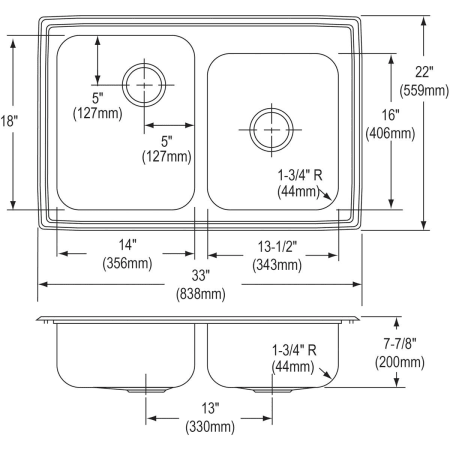 Elkay-LR250-Specification Image