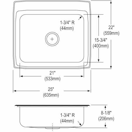 Elkay-LR2522EK-Specification Image