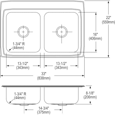 Elkay-LR3322EK-Specification Image
