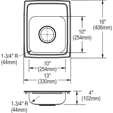 Elkay-LRAD13164-Specification Image