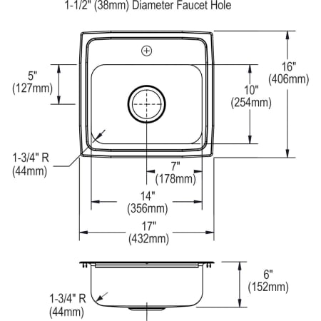 Elkay-LRAD171660C-Specification Image