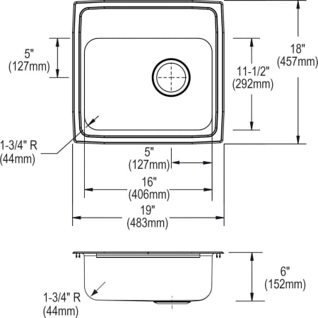 Elkay-LRAD191860R-Specification Image