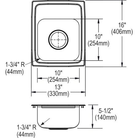 Elkay-LRADQ131655-Specification Image