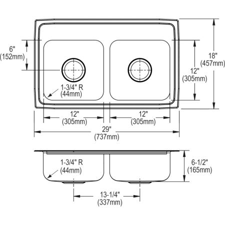 Elkay-LRADQ291865-Specification Image
