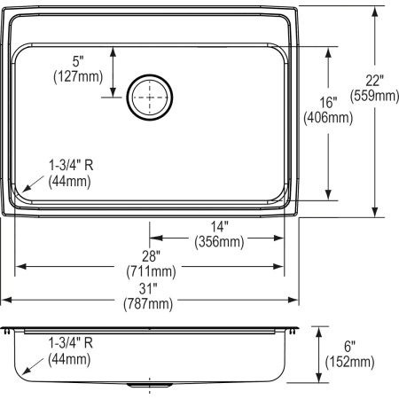 Elkay-LRADQ312260-Specification Image