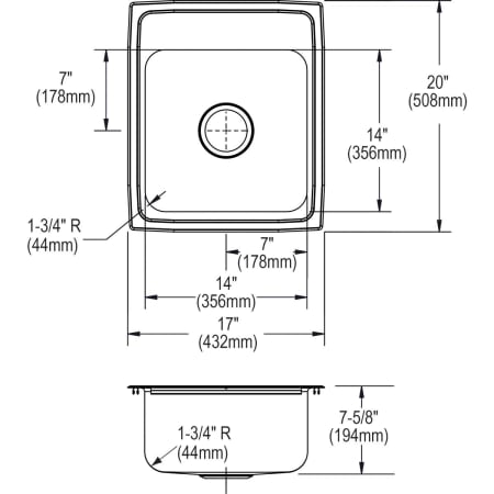 Elkay-LRQ1720-Specification Image