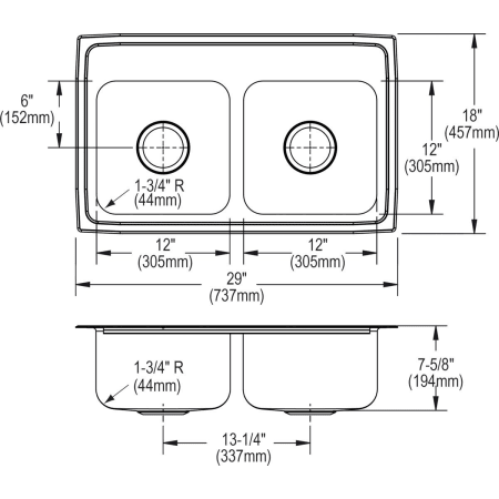 Elkay-LRQ2918-Specification Image