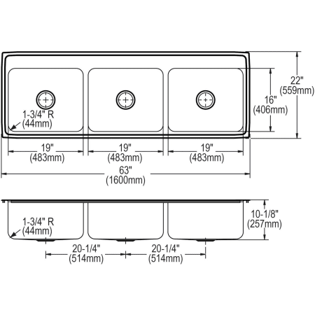 Elkay-LTR632210-Specification Image