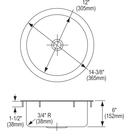 Elkay-RLR12FB-Specification Image