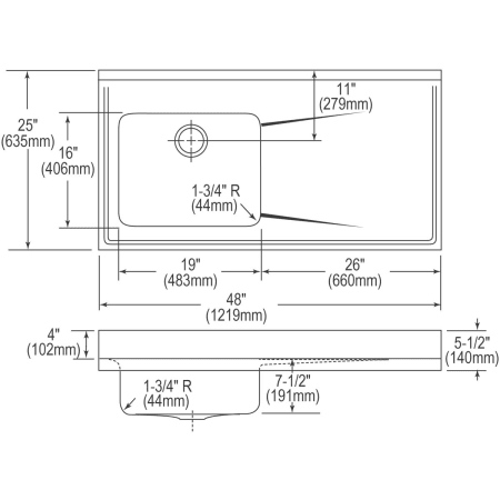 Elkay-S4819L-Specification Image