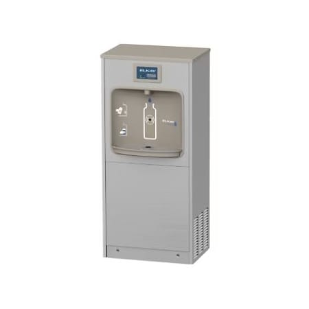 Elkay Enhanced ezH2O Floor Standing Bottle FillingStation Filtered Refrigerated Stainless Steel