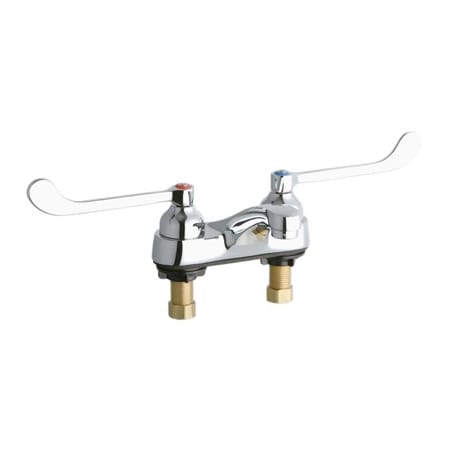 Elkay 2-1/2" ADA 4" Centerset Exposed Deck Integral Spout Bathroom Faucet with 4" Blade Handles Chrome