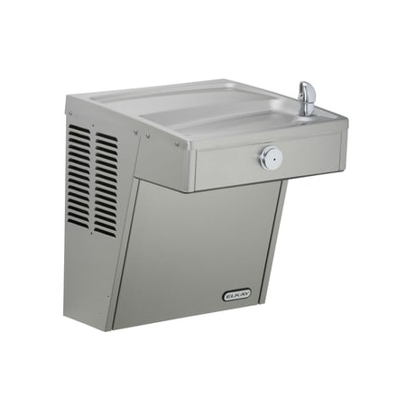 Elkay 7.8 GPH ADA Wall Mount Single Level Vandal Resistant Filtered Cooler with Louver Screens Stainless Steel