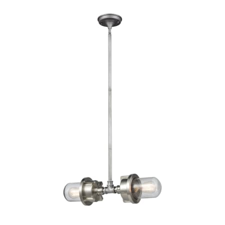 Weathered Zinc / Satin Nickel