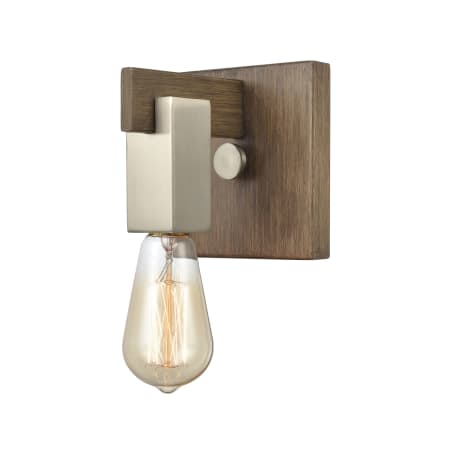 Light Wood / Satin Nickel