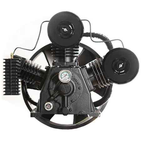 EMAX 15-HP 2-Stage Bare 3-Cylinder Replacement Pressure-Lubricated Air Compressor Pump (44 CFM Displacement @ 0 PSI) N/A