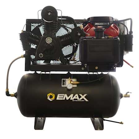 EMAX 24 HP 60 Gal 175 Max PSI Two-Stage Truck Mount Gas Reciprocating Air Compressor with Electric Start Honda Engine N/A