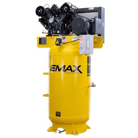 EMAX 7.5 HP 80 Gal 175 Max PSI Two-Stage Stationary Electric (208, 230 Volt 1 Phase) Reciprocating Air Compressor N/A