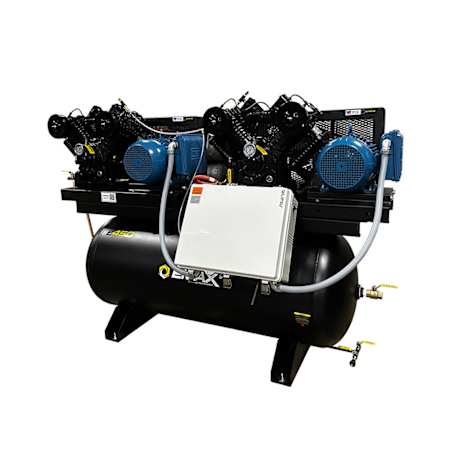 EMAX 10 HP 120 Gal 175 Max PSI Two-Stage NEMA Compliant Weather Resistant Floor Mounted Electric (208, 230 Volt 3 Phase) Air Compressor N/A
