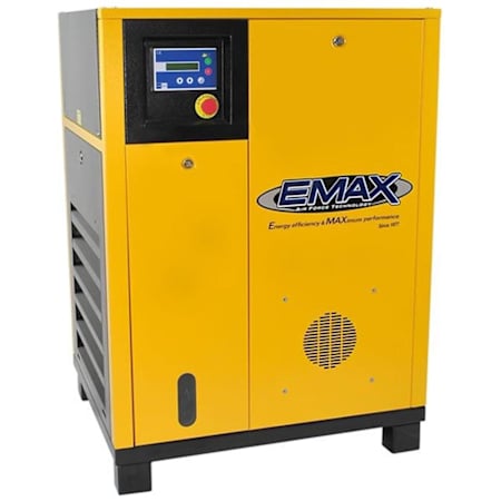 EMAX 5 HP 145 Max PSI Stationary Electric (208, 230 Volt 1 Phase) Variable Speed Rotary Air Compressor N/A