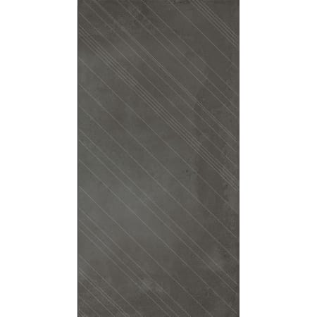 Emser Tile Borigni - 18" x 35" Rectangle Floor and Wall Tile - Diagonal Left - Matte Visual - Sold by Carton (12.86 SF/Carton) Black
