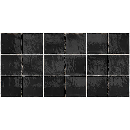 Emser Tile Antigo - 5" x 5" Square Wall Tile - Glossy Visual - Sold by Carton (12.1 SF/Carton) Jet