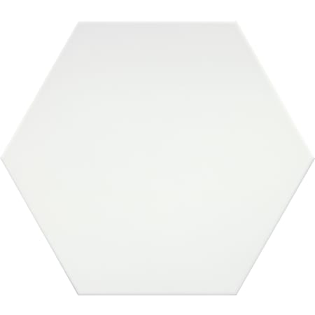Emser Tile Rhythm - 11" x 13" Hexagon Floor and Wall Tile - Matte Visual - Sold by Carton (10.75 SF/Carton) White
