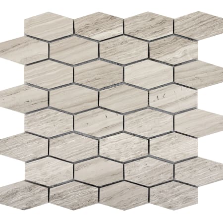 Emser Tile Marble - 12" x 12" Hexagon Wall Tile - Honed Visual - Sold by Sheet (1 SF/Sheet) Cream