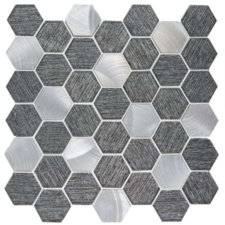 Emser Tile Glitz - 12" x 12" Hexagon Wall Tile - Textured Visual - Sold by Sheet (0.98 SF/Sheet) Value
