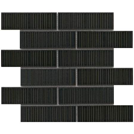 Emser Tile Ornami - 11" x 12" Brick Wall Tile - Glossy Visual - Sold by Sheet  (0.89 SF/Sheet) Yuzen