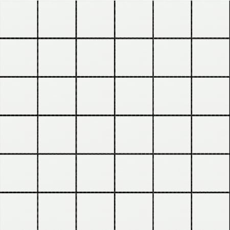 Emser Tile Source - 12" x 12" Square Mosaic Floor and Wall Tile - Matte Concrete Visual - Sold by Piece (0.94 SF/Sheet) Pure White