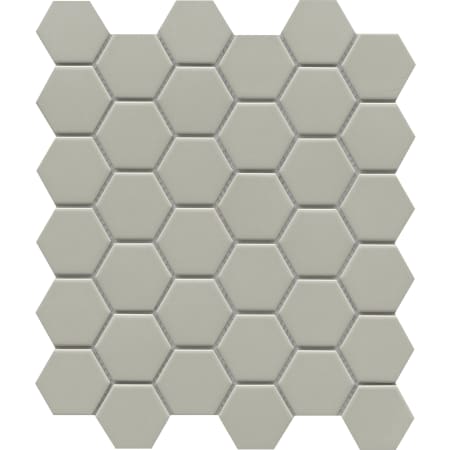 Emser Tile Influence - 11" x 13" Hexagon Geometric Mosaic Wall Tile - Glossy Tile Visual - Sold by Piece (0.96 SF/Sheet) Fawn