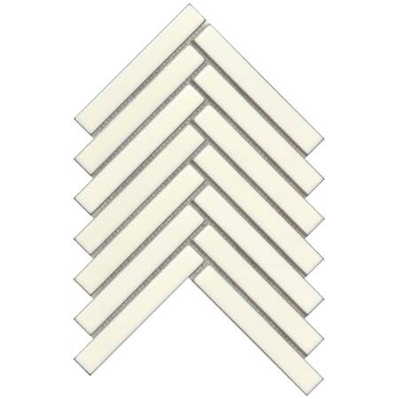 Emser Tile Regala - 8" x 10" Chevron Wall Tile - Glossy Visual - Sold by Sheet  (0.54 SF/Sheet) Bequest