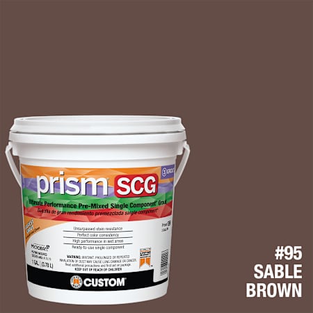 Emser Tile Prism Tile Grout - Sold by Bucket (1 Gallon/Bucket) Sable Brown