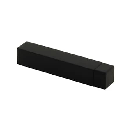 Emtek Square Baseboard Door Bumper Flat Black