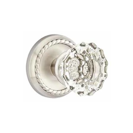 Astoria Clear Knob Rope Rosette