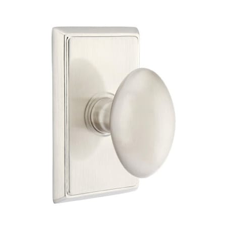 Egg Knob Rectangular Rosette