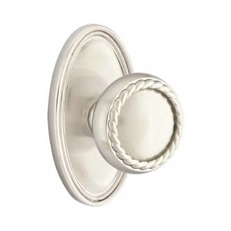 Rope Knob Oval Rosette