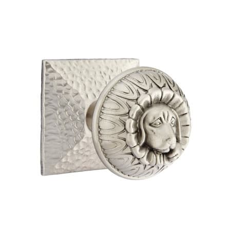 Dog Knob Hammered Rosette